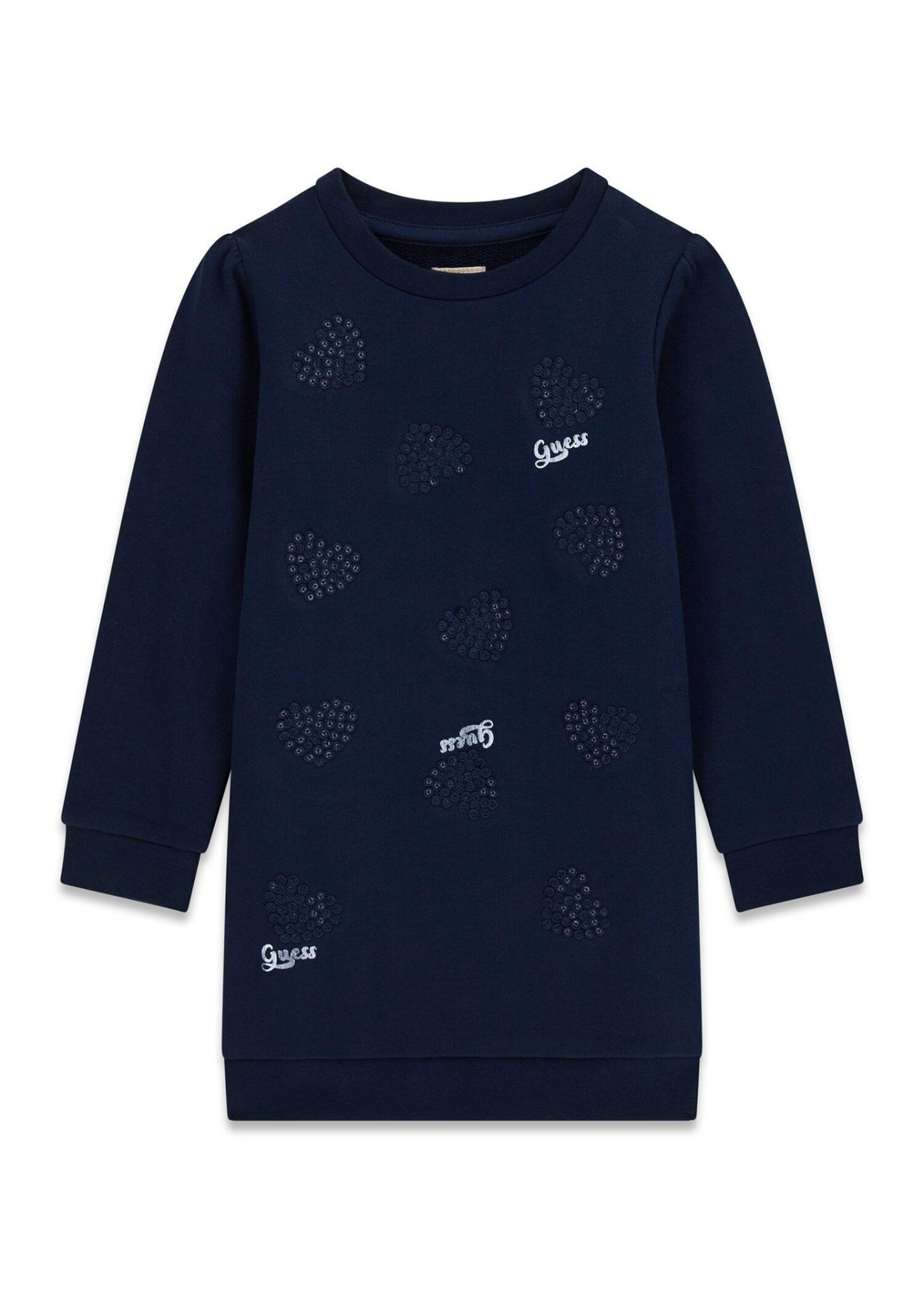 Abito felpa Guess Kids con cuoricini