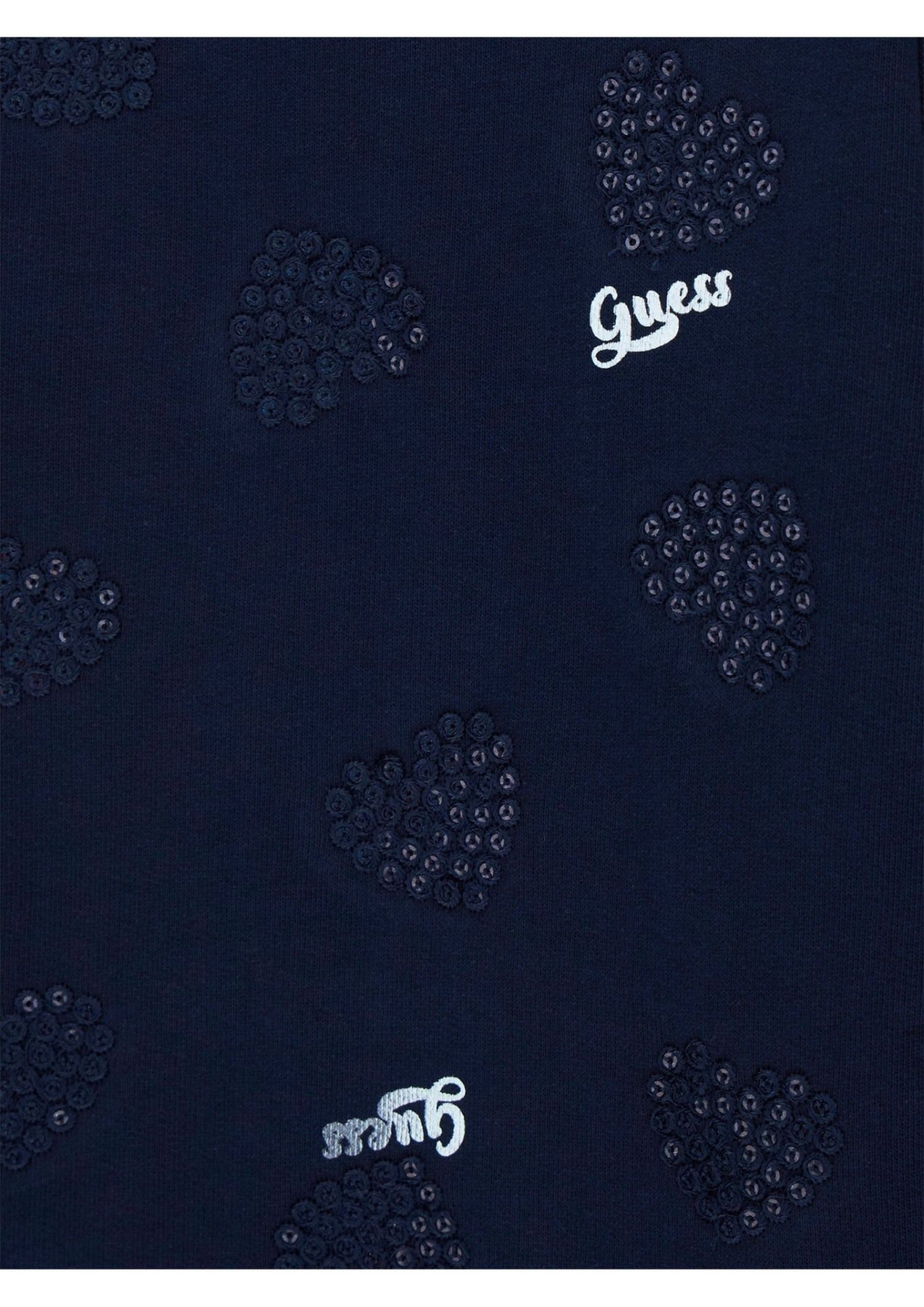 Abito felpa Guess Kids con cuoricini