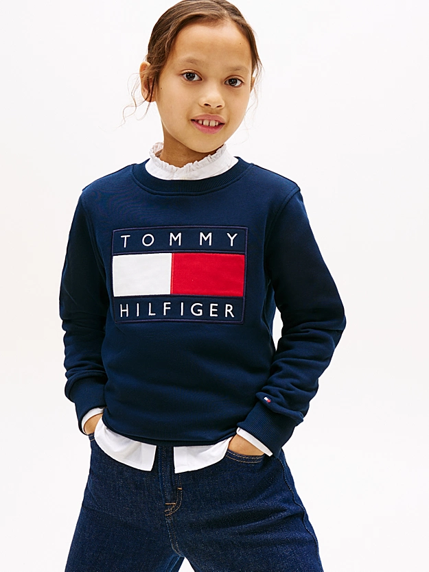 Felpa Heritage con applique del logo