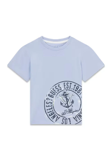 T-shirt azzurra neonato - GUESS