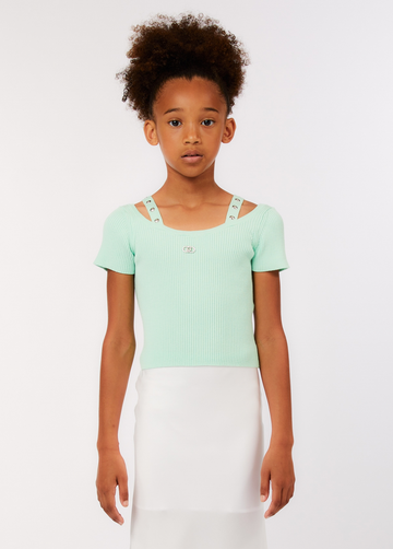 Top in maglia m/c Liu Jo