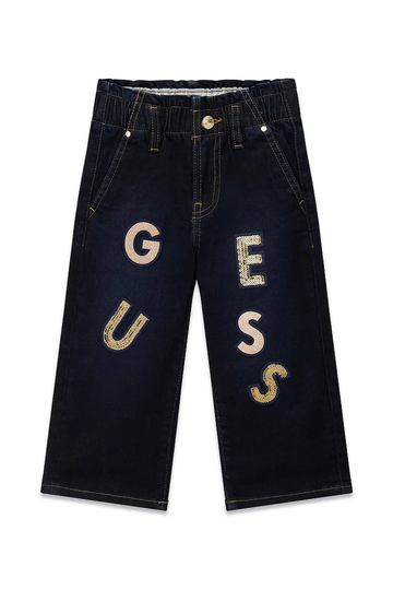 Jeans Guess blu navy – modello bootcut con lustrini