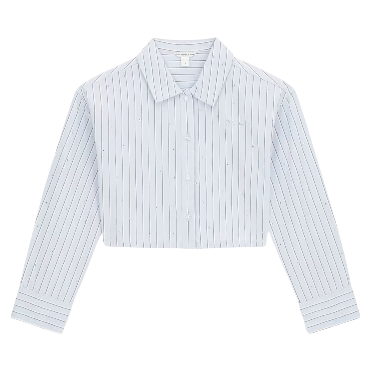 Camicia a maniche lunghe in popeline ragazza - Guess