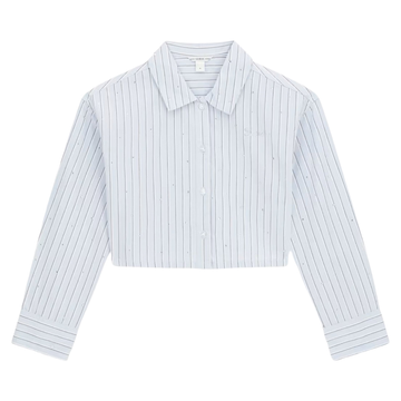 Camicia a maniche lunghe in popeline ragazza - Guess