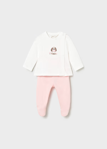 Compl. ghettina e maglietta m/l neonata