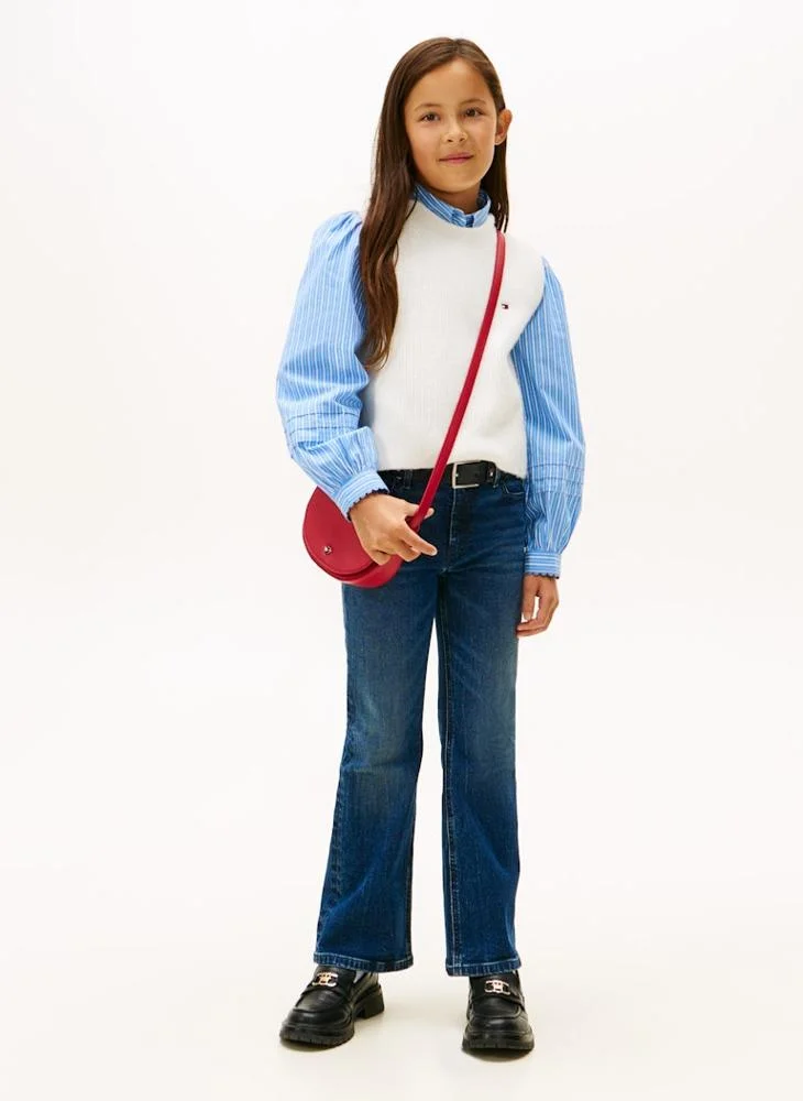 Jeans svasati denim blu scuro