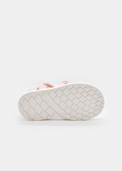 Sandali con cinturini in velcro neonata