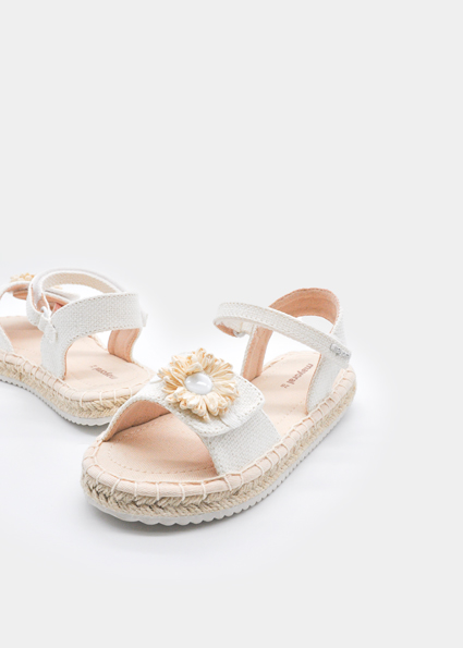 Espadrilas fiore bambina