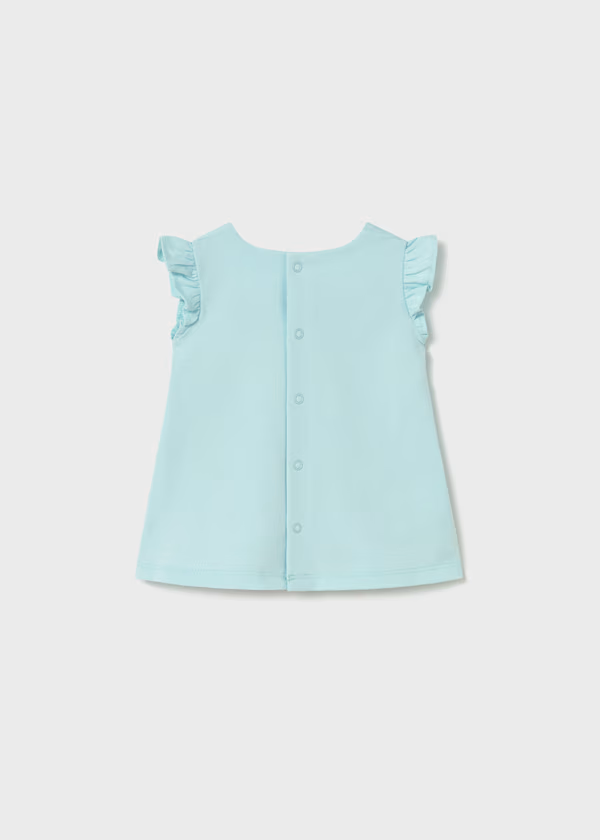 Vestito punto stampato neonata