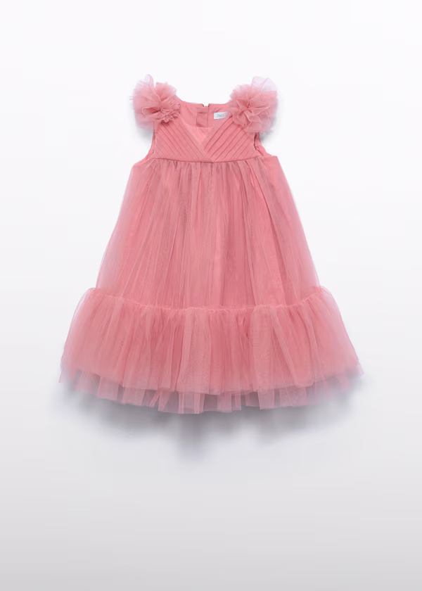 Abito tulle volant