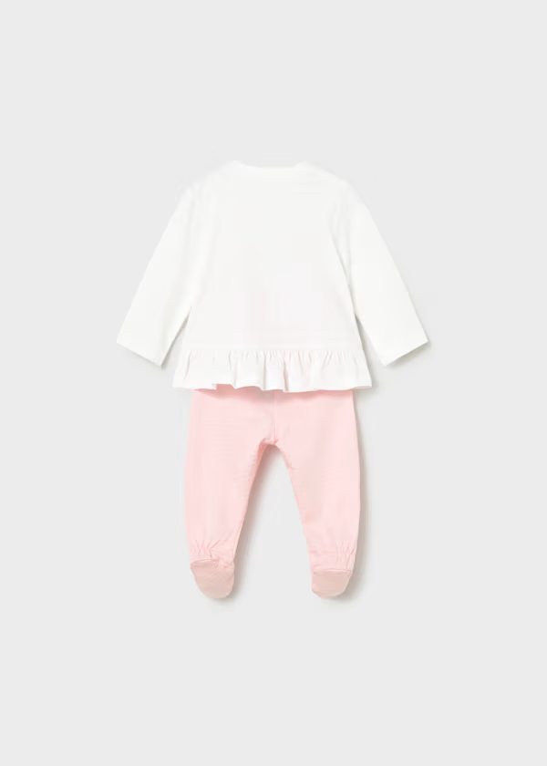 Compl. ghettina e maglietta m/l neonata