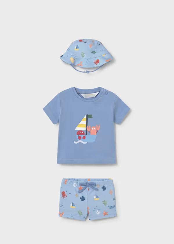 Completo mare 3 pezzi neonato