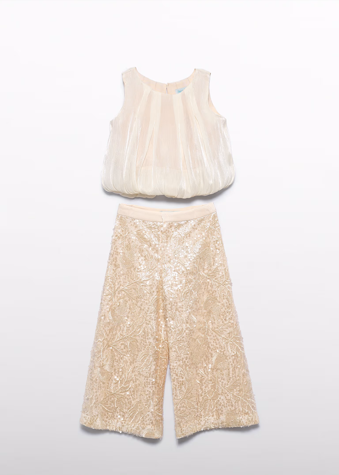 Completo pantalone paillettes