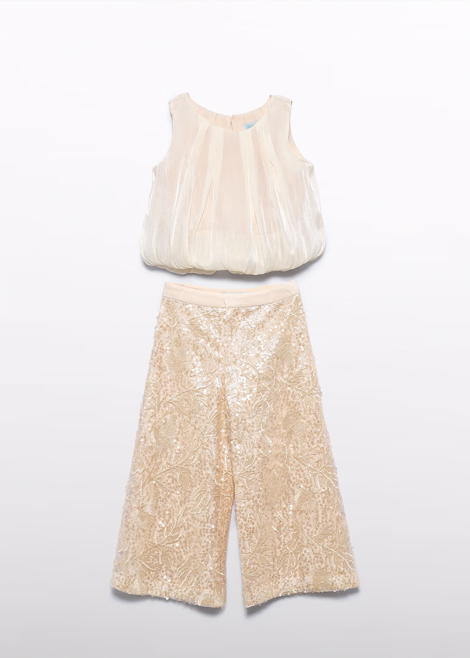 Completo pantalone paillettes