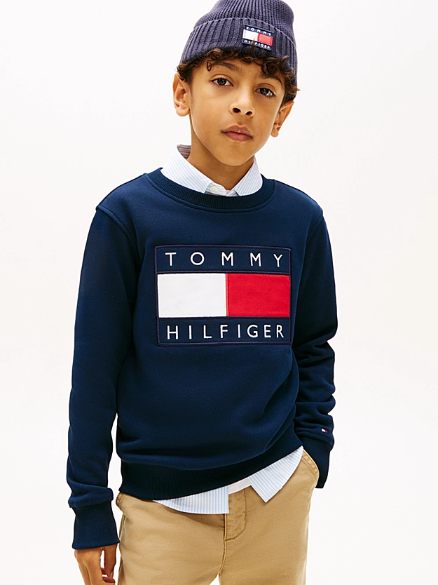 Felpa Heritage con applique del logo