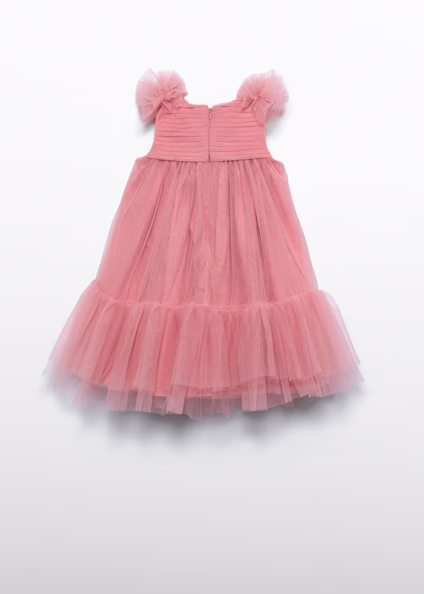 Abito tulle volant