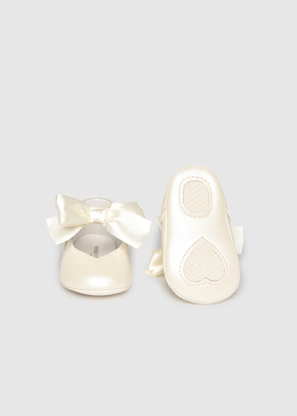 Ballerine cerimonia fiocco neonata