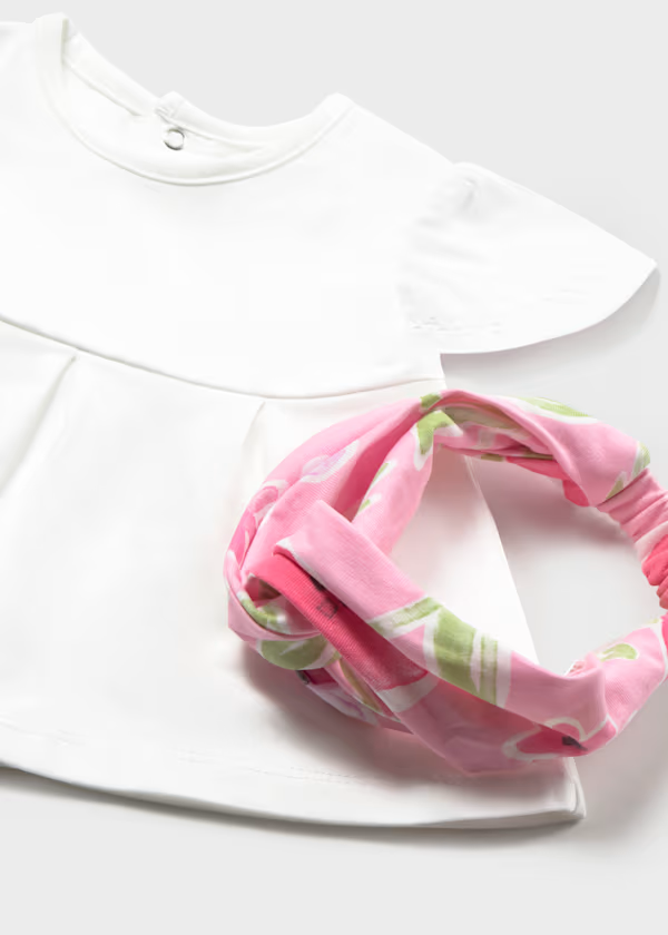 Completo leggings con fascia neonata