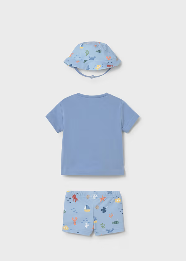 Completo mare 3 pezzi neonato