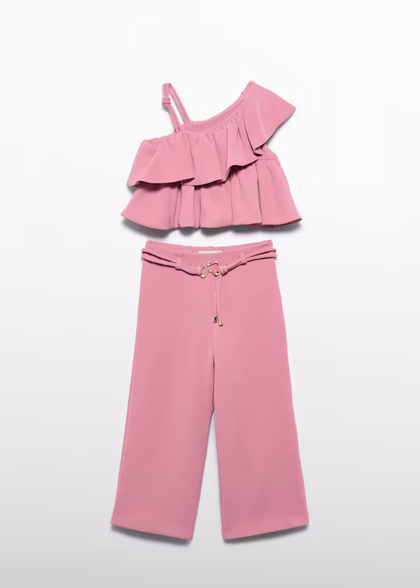 Completo pantalone crepe
