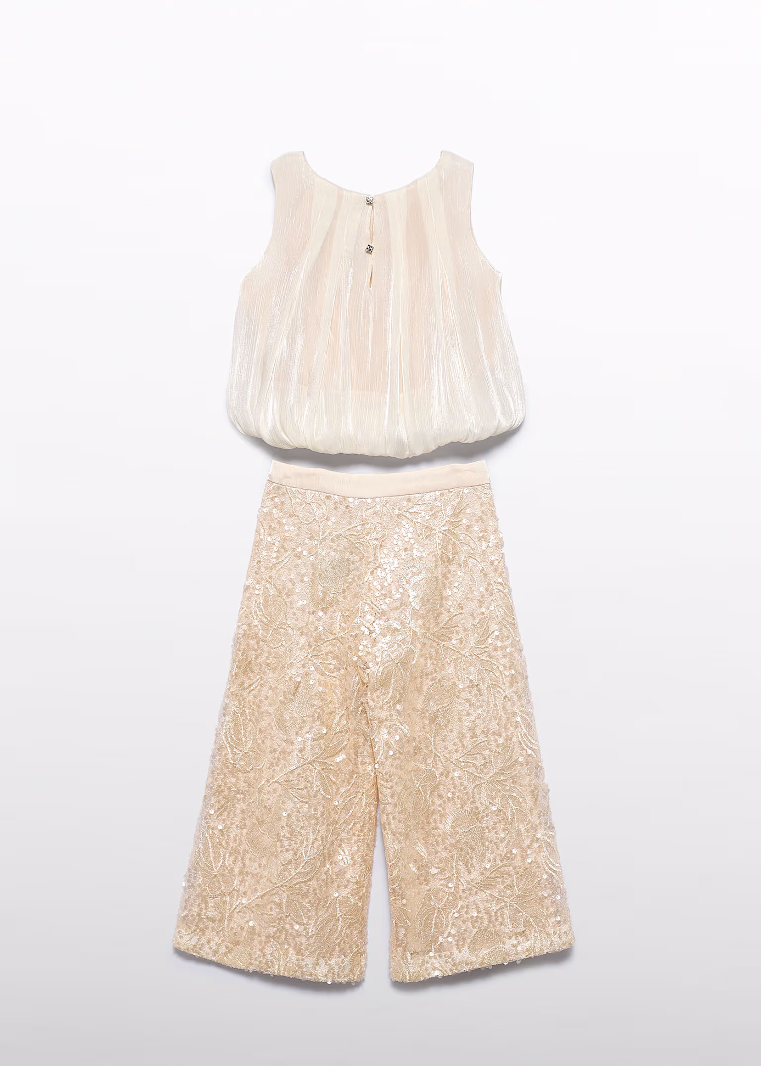 Completo pantalone paillettes