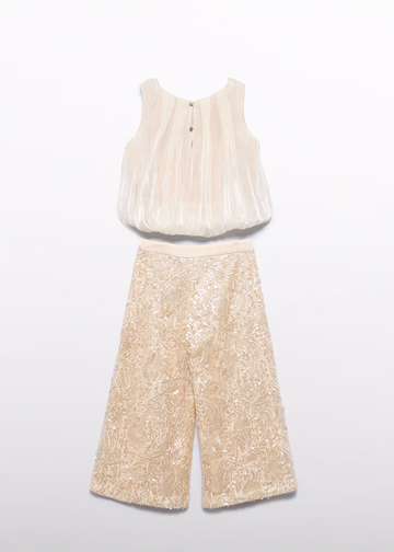 Completo pantalone paillettes