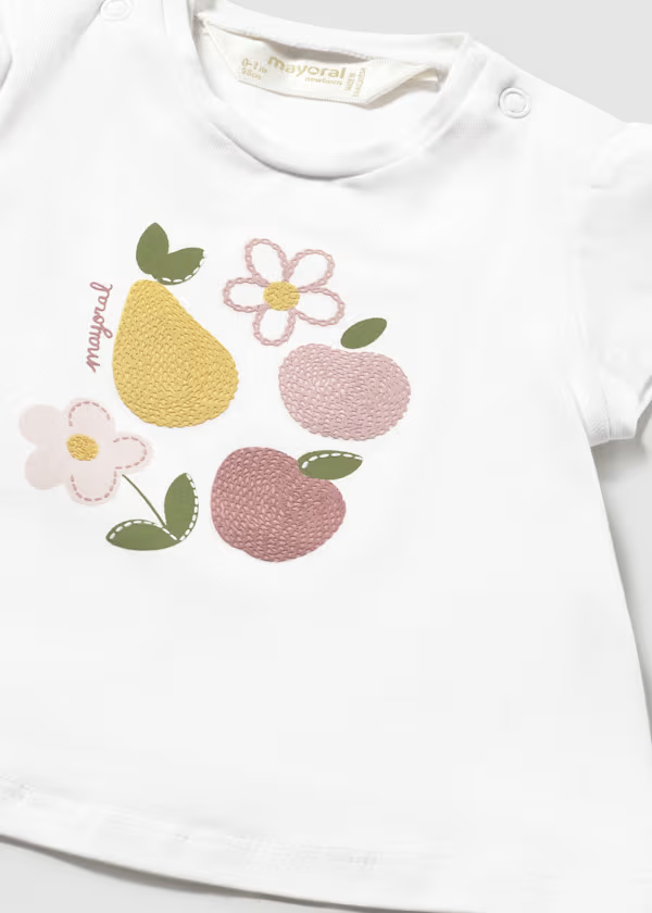Maglietta serigrafia neonata