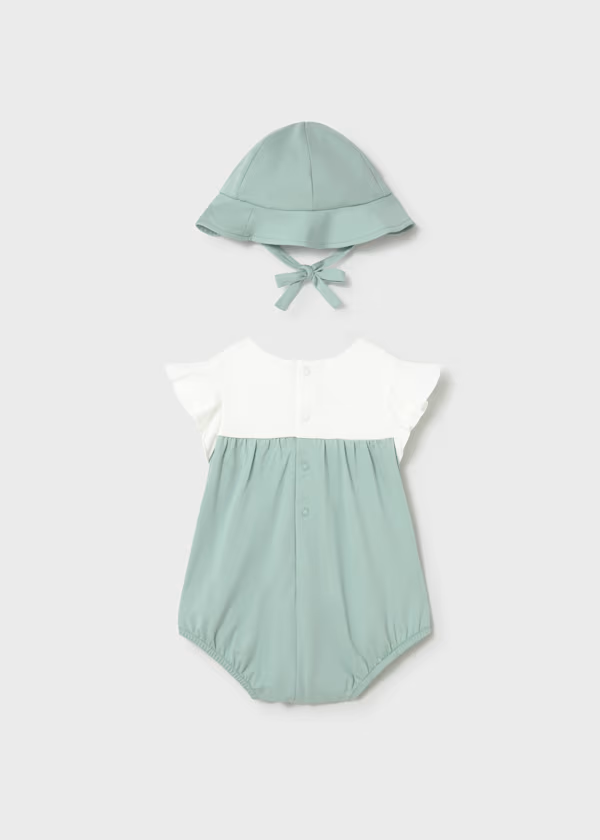 Pagliaccetto fiorellini con cappello