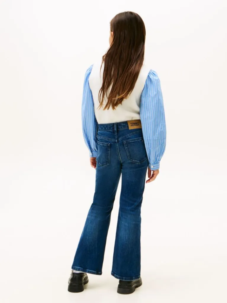 Jeans a zampa scuri