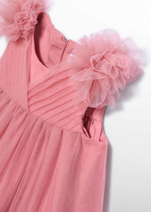 Abito tulle volant