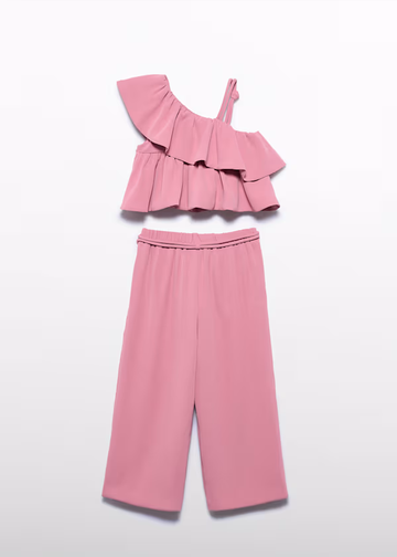 Completo pantalone crepe