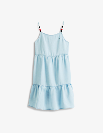 Abito con spalline Tencel
