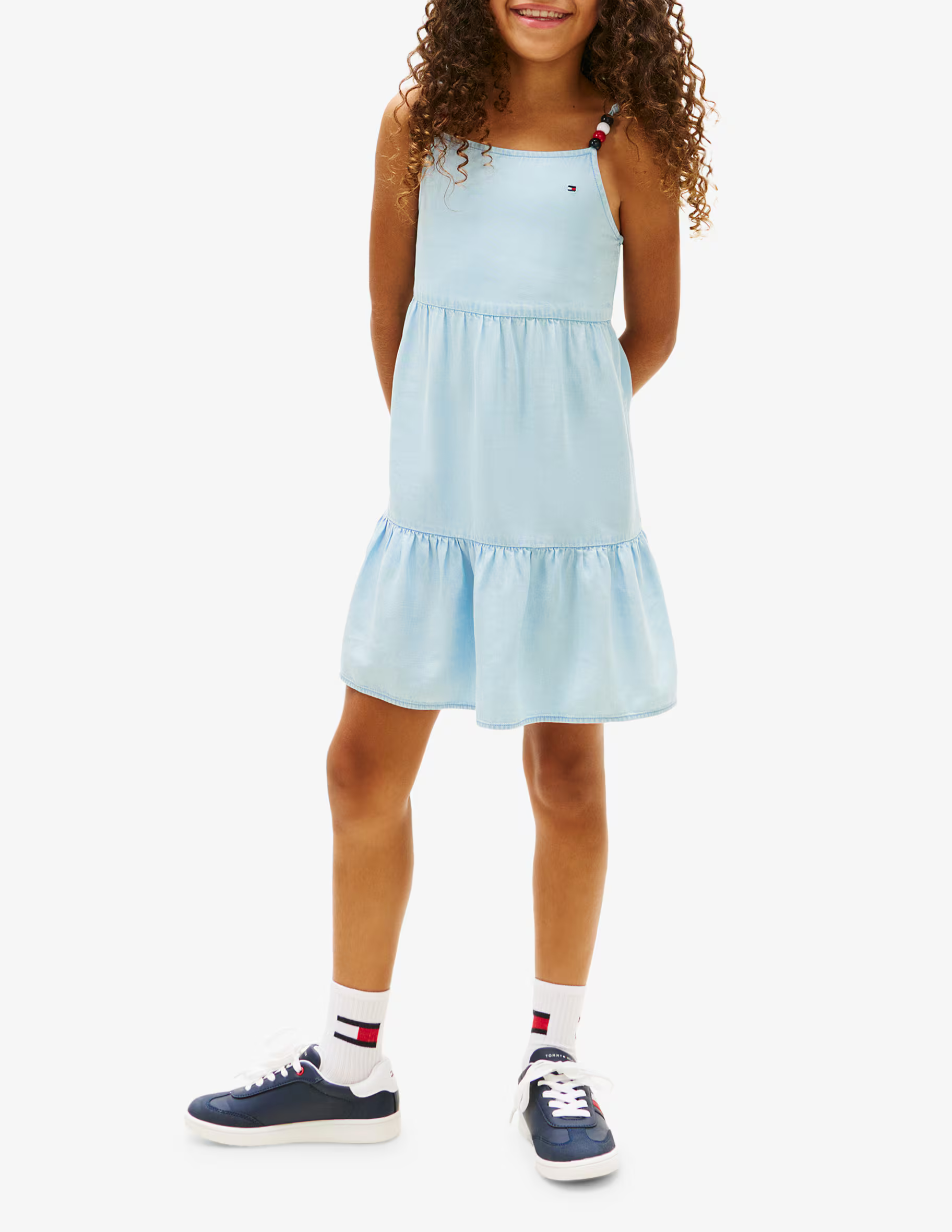 Abito con spalline Tencel
