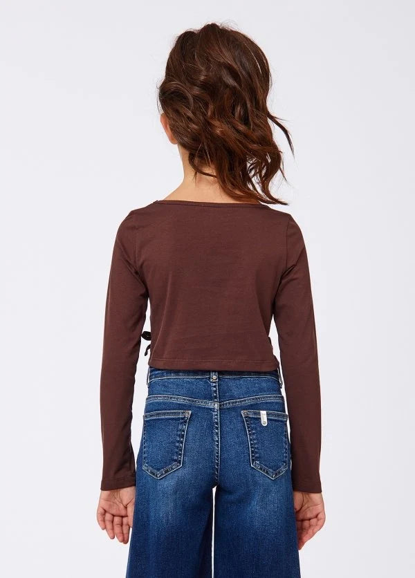t-shirt con ampio scollo - LIU JO