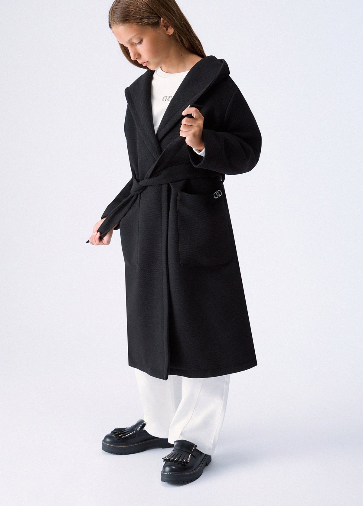 Cappotto lungo con cappuccio TS. Navetta - Liu Jo
