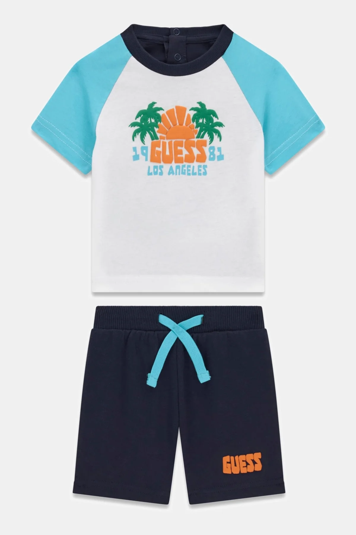 Set t-shirt e shorts in cotone - Guess