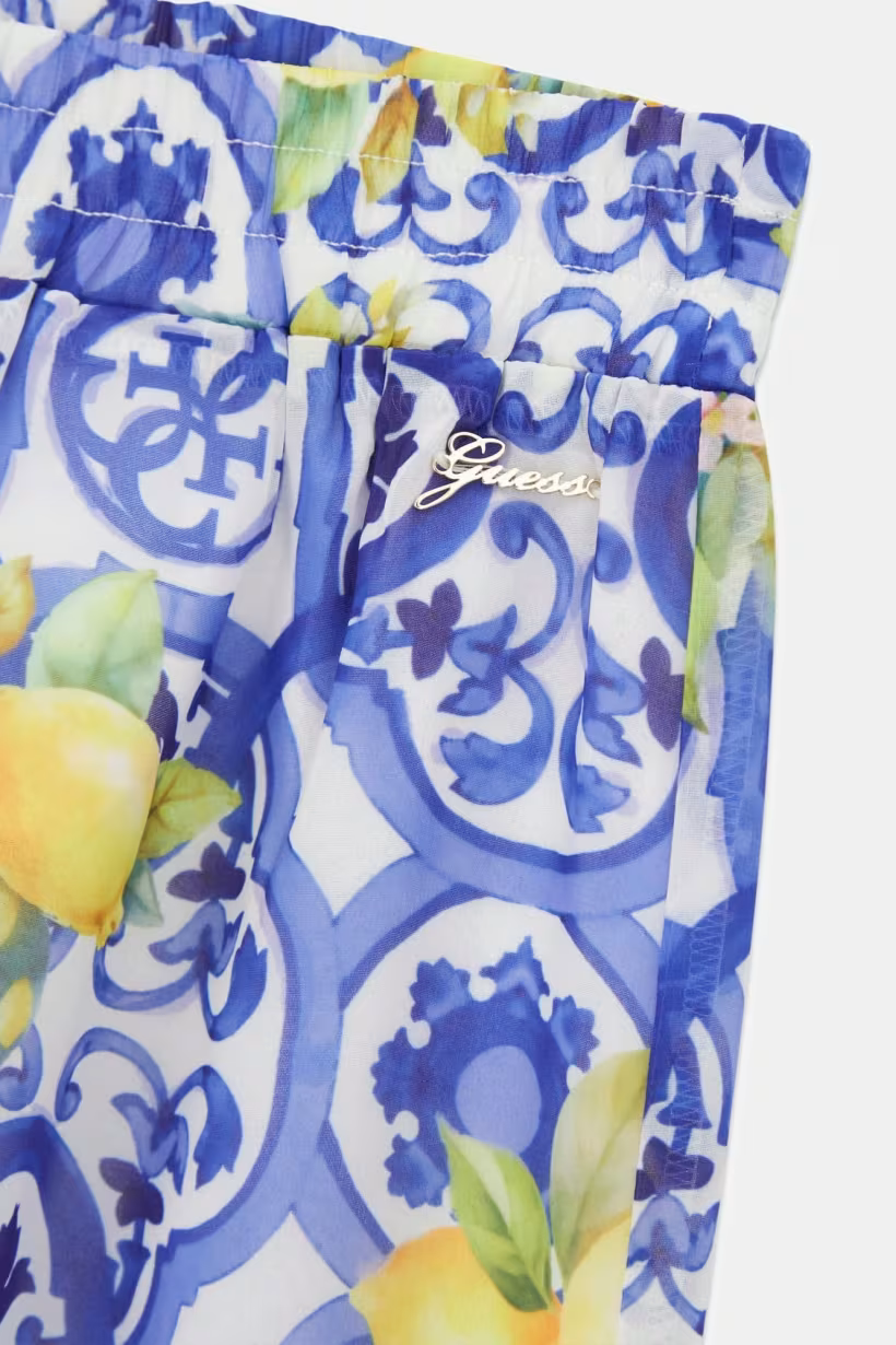 Pantaloni palazzo in chiffon