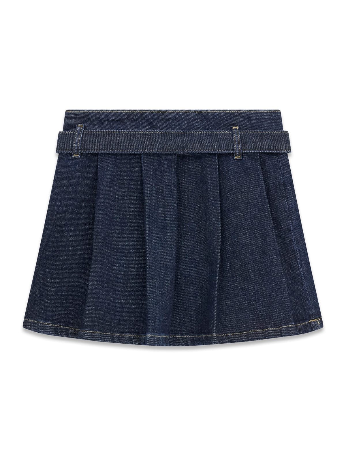 Mini gonna di Jeans plissettata - Guess