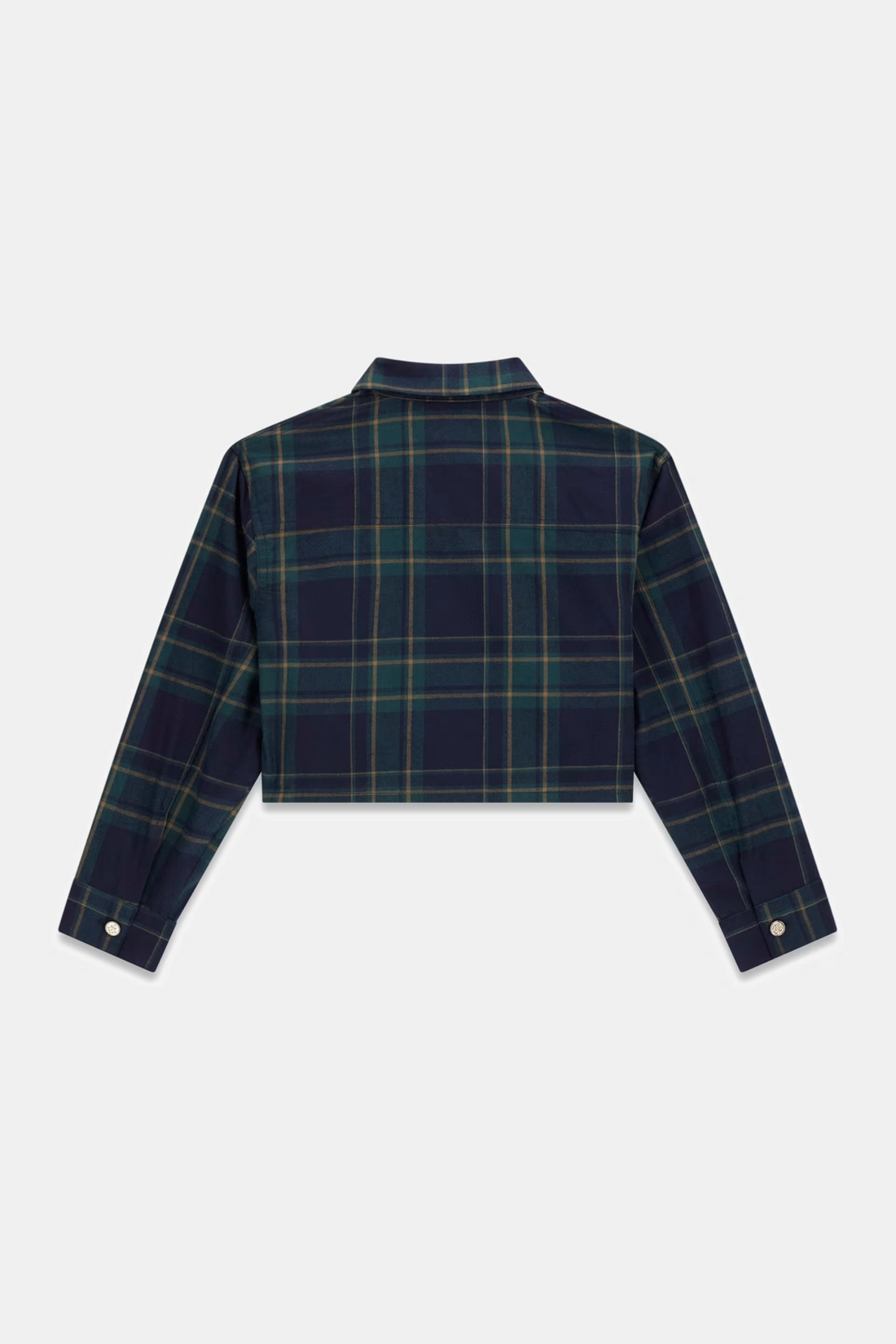 Camicia boxy tartan ragazza