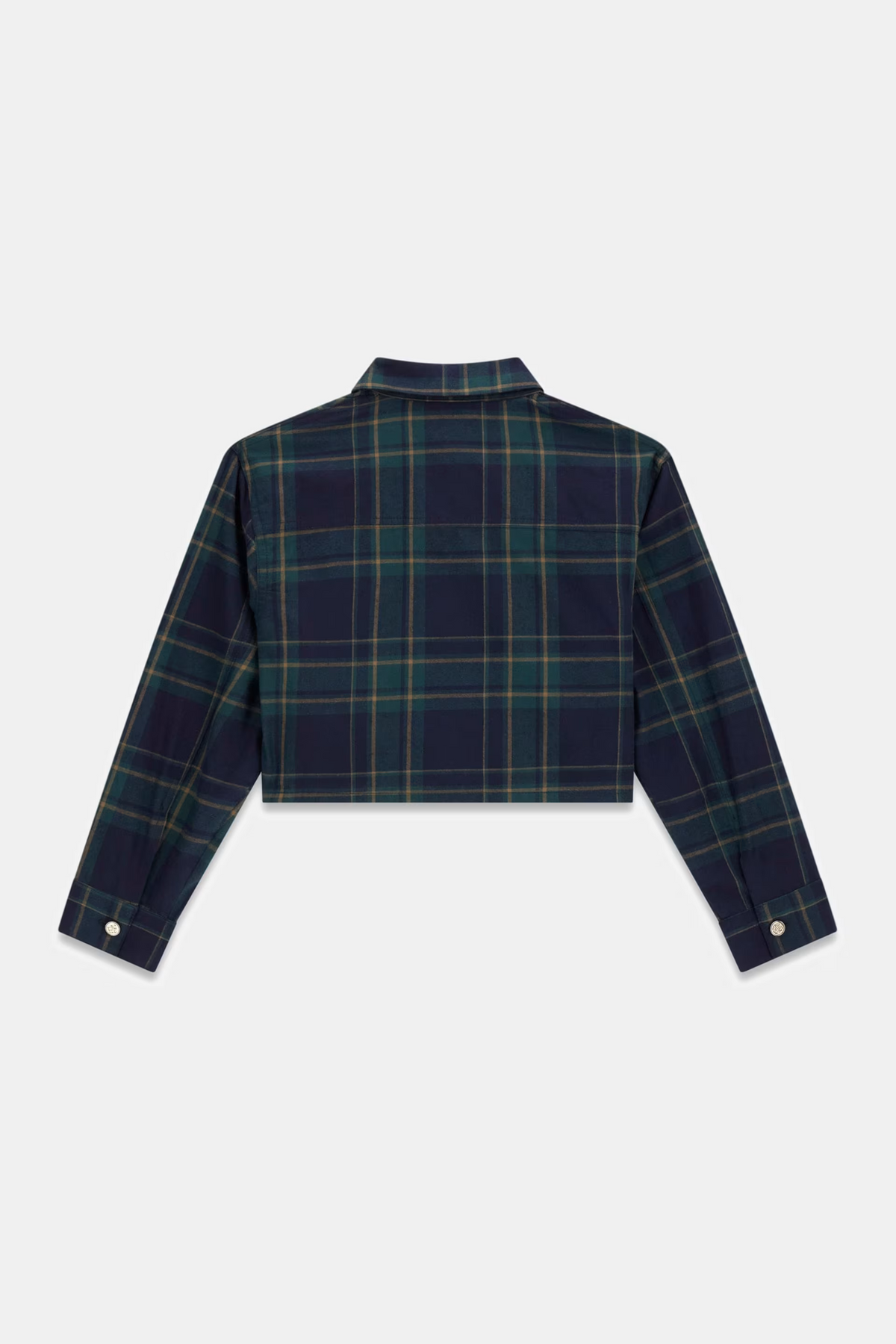 Camicia boxy tartan ragazza