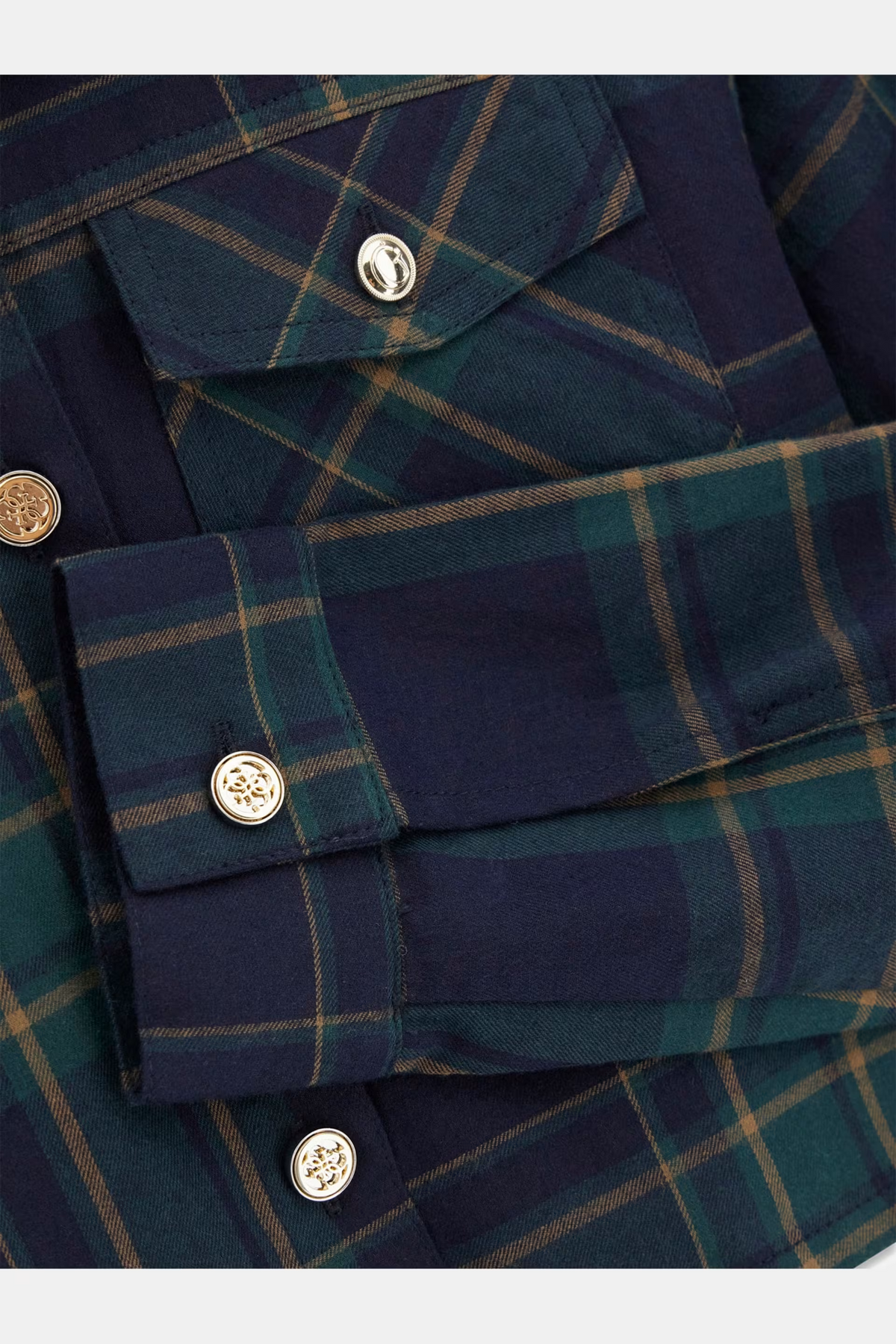 Camicia boxy tartan ragazza