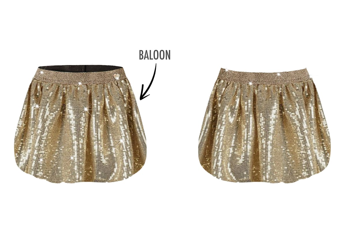 Mini Gonna paillettes bambina - Guess