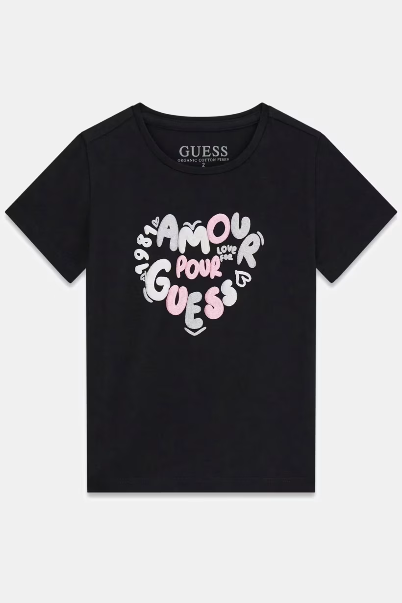 T-shirt glitterata - bambina - Guess