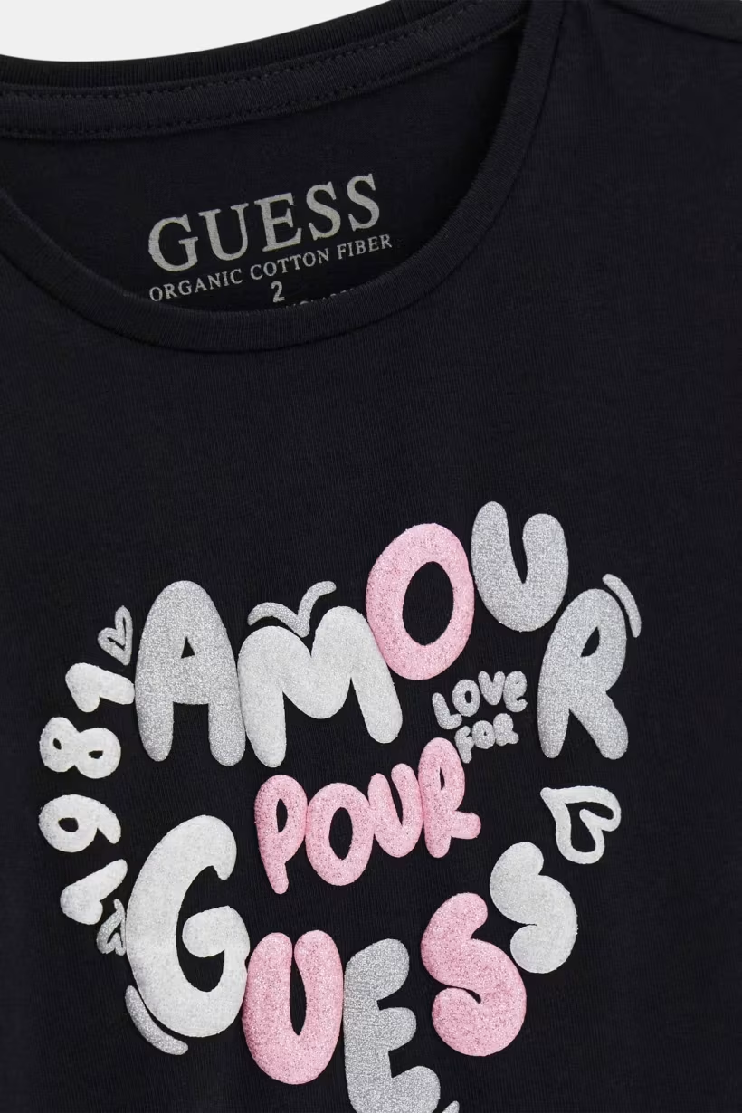 T-shirt glitterata - bambina - Guess