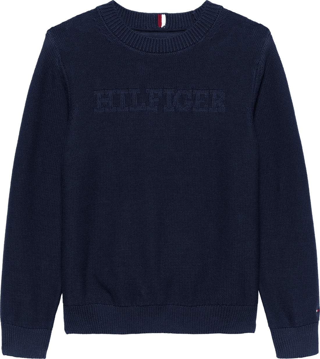 Maglione girocollo con grafica monotipo