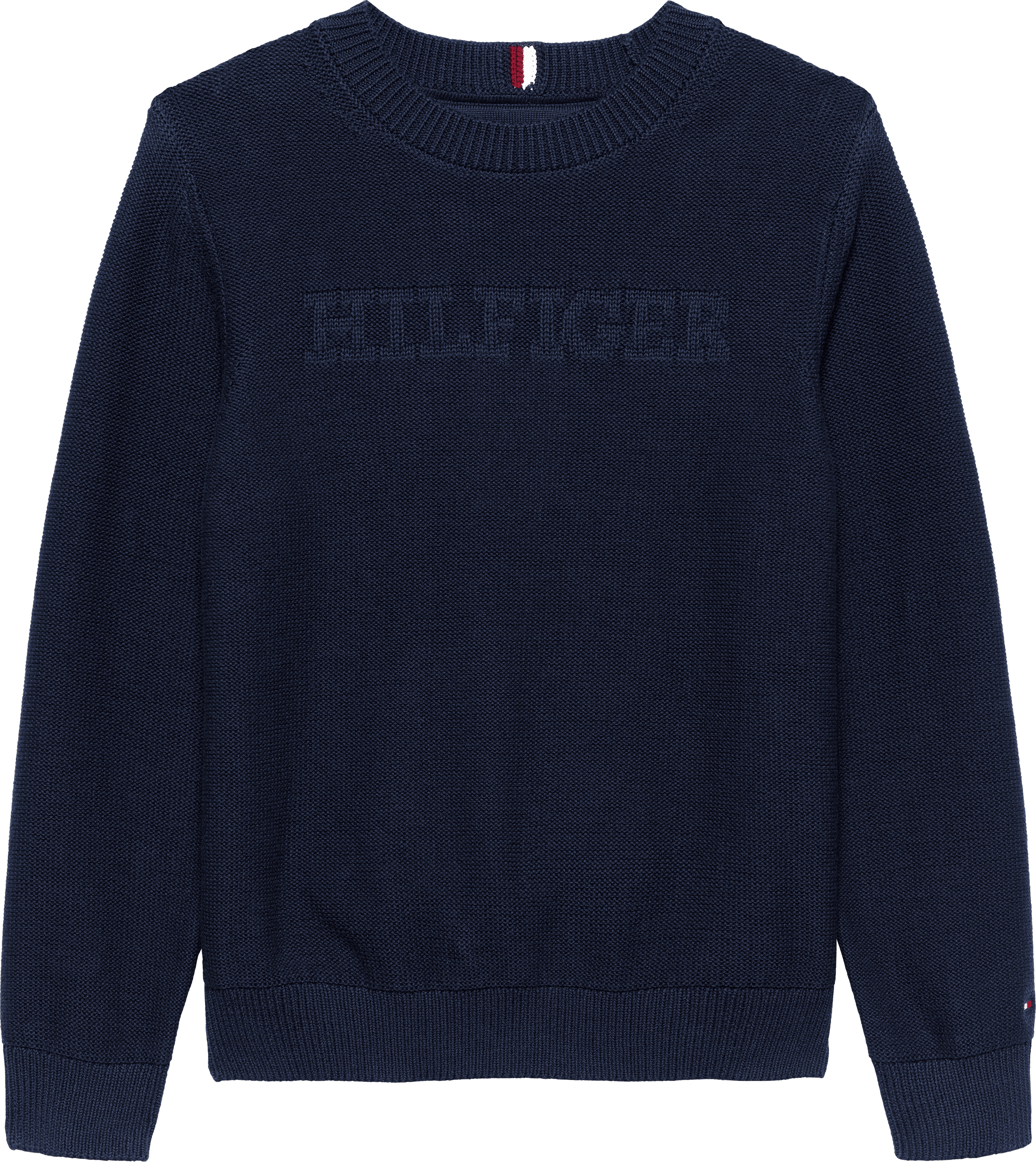 Maglione girocollo con grafica monotipo