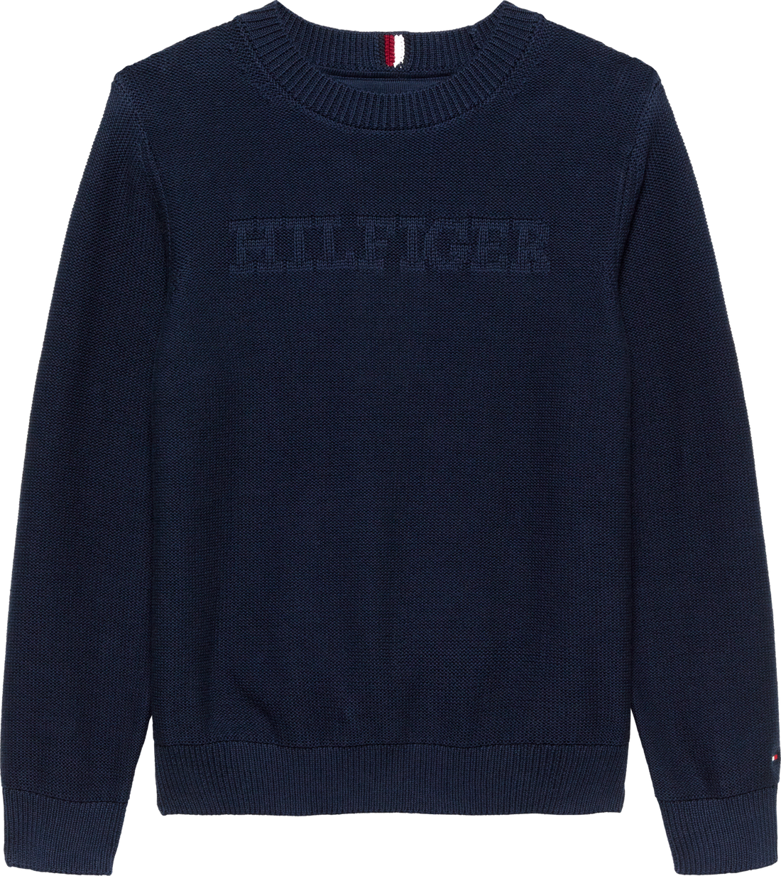 Maglione girocollo con grafica monotipo