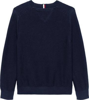 Maglione girocollo con grafica monotipo