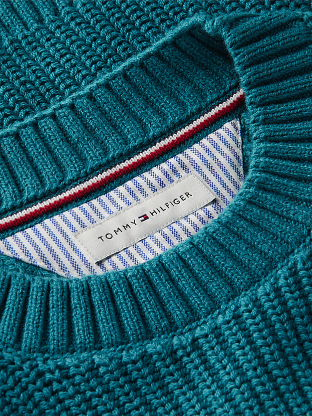 Pullover Heritage in maglia grossa con logo