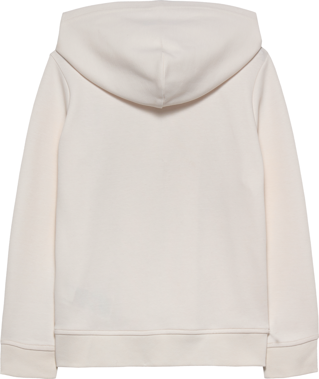 Felpa con cappuccio e zip in maglia interlock con logo ricamato